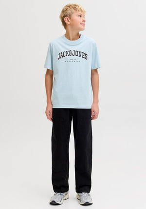 Jack & Jones Boys Caleb Varsity Short Sleeve Tee, Blue