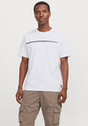 Jack & Jones Fusion Full Branding T-Shirt, Bright White