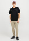Jack & Jones Fusion Full Branding T-Shirt, Black
