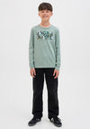Jack & Jones Boy Plas Long Sleeve Top, Green