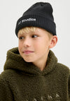 Jack & Jones JJ Studios Soho Beanie, Black