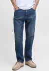 Jack & Jones Chris Straight Leg Jeans, Blue