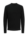 Jack & Jones Reagan Textured Knit Sweater, Black