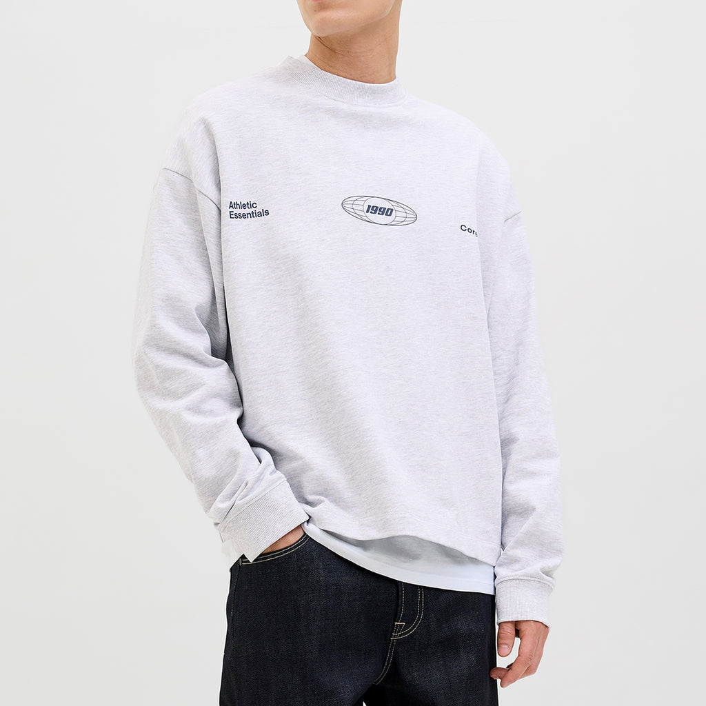 Jack Jones Signal Sweatshirt, Grey McElhinneys