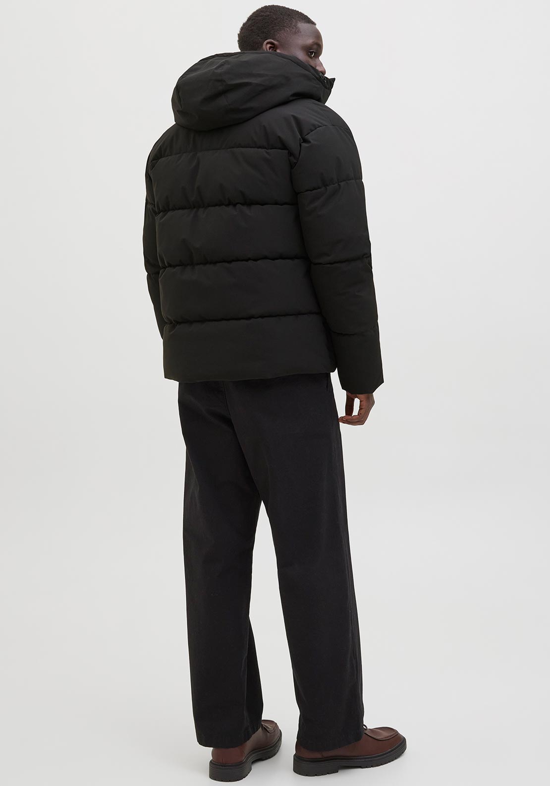 Jack & Jones Global Puffer Jacket, Black