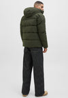 Jack & Jones Global Puffer Jacket, Forest Green