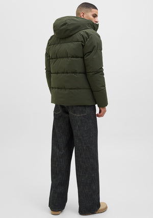 Jack & Jones Global Puffer Jacket, Forest Green