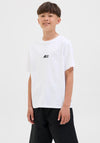 Jack & Jones Boy Tier Back Print Short Sleeve Tee, White