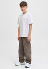 Jack & Jones Boy Union Short Sleeve Tee, White
