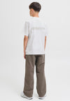 Jack & Jones Boy Union Short Sleeve Tee, White