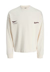 Jack & Jones Signal Sweatshirt, Cream