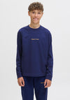 Jack & Jones Boy Norre Long Sleeve Top, Navy