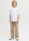 Jack & Jones Boys Meadows Graphic Short Sleeve Tee, White