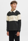 Jack & Jones Boy Norrebro Long Sleeve Polo Sweater, Black