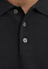 Jack & Jones Bradfort Knit Polo Shirt, Black