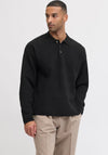 Jack & Jones Bradfort Knit Polo Shirt, Black