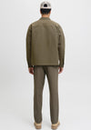 Jack & Jones Point Commute Overshirt, Crocodile Green