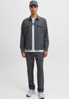 Jack & Jones Point Commute Overshirt, Black Oyster