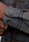 Jack & Jones Ayle Check Overshirt, Dark Grey Multi