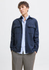 Jack & Jones Ayle Overshirt, Dark Navy Melange