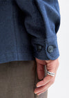 Jack & Jones Ayle Overshirt, Dark Navy Melange