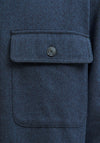 Jack & Jones Ayle Overshirt, Dark Navy Melange