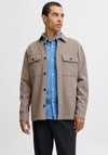 Jack & Jones Ayle Overshirt, Taupe Melange