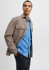 Jack & Jones Ayle Overshirt, Taupe Melange