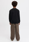 Jack & Jones Point Long Sleeve Sweater, Black