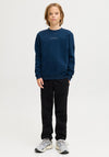 Jack & Jones Point Long Sleeve Sweater, Blue
