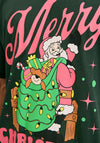Jack & Jones Holiday Cartoon T-Shirt, Green