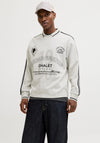 Jack & Jones Phase Football Knit Sweater, Ecru