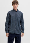 Jack & Jones Barkley Flannel Shirt, Navy