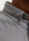 Jack & Jones Barkley Flannel Shirt, Frost Grey