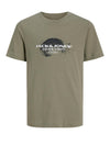 Jack & Jones Boy Condor Short Sleeve Tee, Green