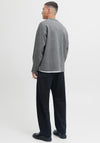 Jack & Jones Bradfort Knit Polo Shirt, Grey Melange