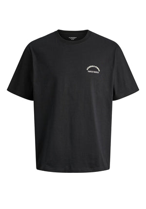 Jack & Jones Boy Meadows Back Graphic Tee, Black
