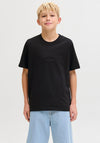 Jack & Jones Boys Bleecker Short Sleeve Tee, Black