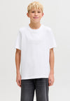 Jack & Jones Boys Bleecker Short Sleeve Tee, White