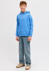 Jack & Jones Boys Norre Long Sleeve Hoodie, Blue