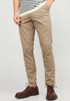 Jack & Jones Marco Bowie Slim Fit Chinos, Beige