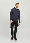 Jack & Jones Star Hoodie, Dark Navy