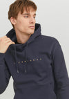 Jack & Jones Star Hoodie, Dark Navy