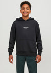 Jack & Jones Boys Vesterbro Long Sleeve Hoodie, Black