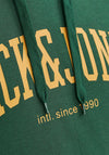 Jack & Jones Josh Hoodie, Dark Green