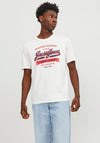 Jack & Jones Logo T-Shirt, Cloud Dancer