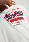 Jack & Jones Logo T-Shirt, Cloud Dancer