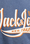 Jack & Jones Logo T-Shirt, Ensign Blue