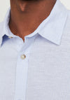 Jack & Jones Summer Striped Linen Shirt, Cashmere Blue