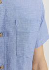 Jack & Jones Abel Short Sleeve Shirt, Ensign Blue